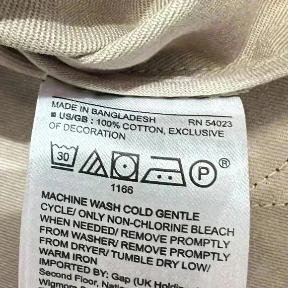 NWT Banana Republic Tan Floral Embroidered Patch Safari Utility Jacket Size M - Picture 7 of 7